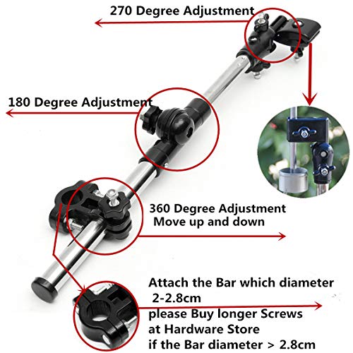 TANCHEN Paragüero de lluvia,Soporte para paraguas para bicicleta, soporte para conector de coche,soporte para tubería,abrazadera de fijación para silla de ruedas,scooter