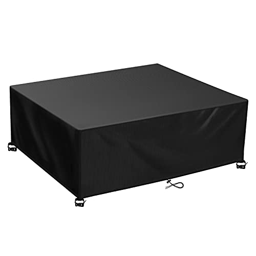 TAOCOCO Funda para Muebles de Jardín Impermeable, protección contra el Polvo y los Rayos UV, Cubierta de Mesa y Silla para Muebles de jardín (242x162x100 cm)