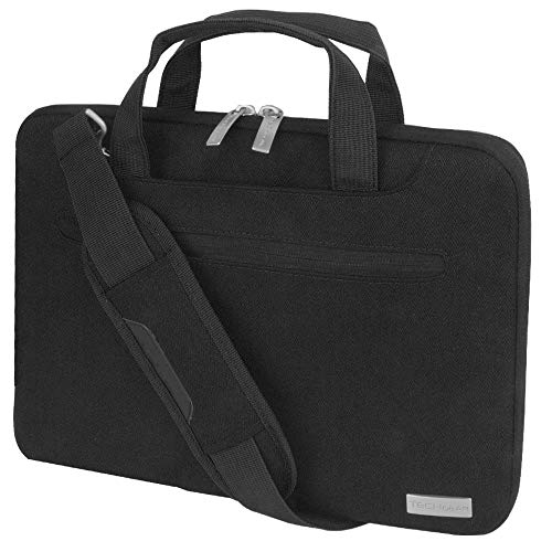 TECHGEAR Funda para 11-12,3 computadoras portátiles, Bolsa portátil Multifuncional para computadora portátil con Correa Ajustable para el Hombro, Correa de Equipaje y manijas supresibles