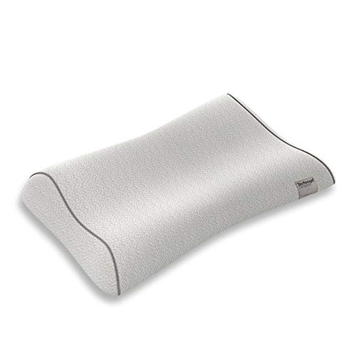 Technogel Original Anatomic Curve - Almohada (7 cm, Espuma viscoelástica, 7 cm de Altura), Color Blanco