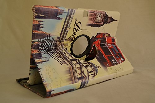 Theoutlettablet® Funda Giratoria 360º para Tablet Bq Aquaris M10 10.1" Book Cover Case Protección Delantera y Trasera