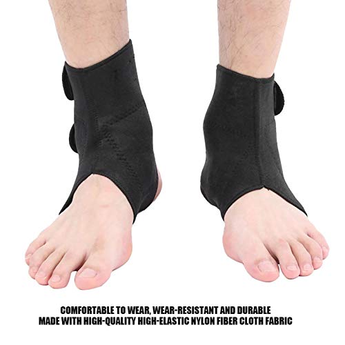 Tobillera Calentada, Tobillera para Fascitis Plantar con Controlador de 3 Niveles para Terapia de Calor Húmedo, Alivio del Dolor de Lesiones por Esguinces, Distensiones, Artritis, Tendones Desgarrados