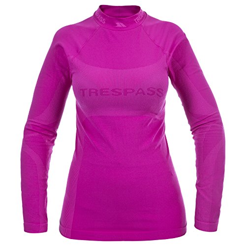 Trespass Endeavor - Female Baselayer Top TP75 - Camiseta Interior de Deporte, Mujer, Morado - (Azalea)