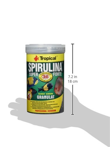 Tropical Super spiru Lina Forte granulado Forro con 36% spiru Lina (plat Ensis Porcentaje), 1er Pack (1 x 1 l)