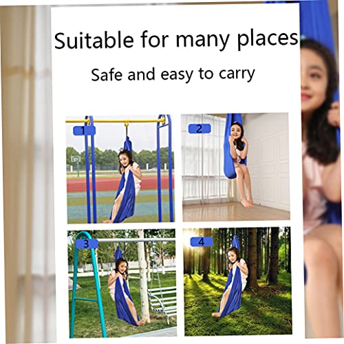 Tuimiyisou Terapia Interior Swing, Terapia Elástica De Los Niños Swing Efecto Calmante En Niños con Necesidades Sensoriales Y Equipos De Terapia Ocupacional