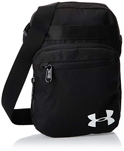 Under Armour Crossbody Bolso de Hombro, Unisex, Negro (Black/Black/White), Talla única