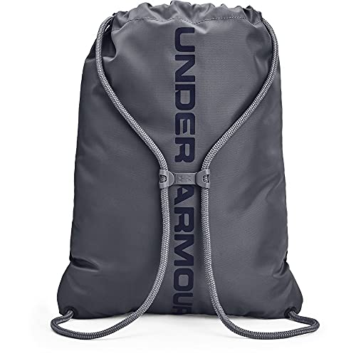 Under Armour UA Ozsee Sackpack Mochila, Unisex Adulto, Midnight Navy Steel White, Einheitsgröße