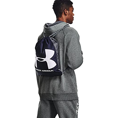 Under Armour UA Ozsee Sackpack Mochila, Unisex Adulto, Midnight Navy Steel White, Einheitsgröße