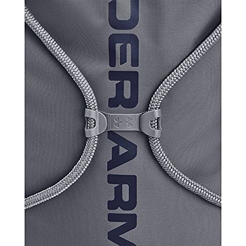 Under Armour UA Ozsee Sackpack Mochila, Unisex Adulto, Midnight Navy Steel White, Einheitsgröße