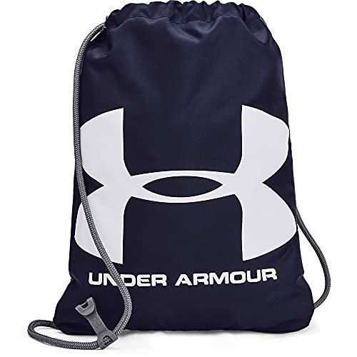 Under Armour UA Ozsee Sackpack Mochila, Unisex Adulto, Midnight Navy Steel White, Einheitsgröße