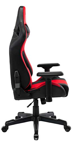 VALK Gaia - Silla Gaming, Silla Gamer, Ergonómica Reclinable 160º Reposabrazos 4D Transpirable, Silla Escritorio Silla Oficina (Roja)