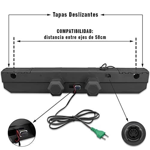 Ventadecolchones - Motor de Cama Articulada Germany con Mando con Cable (100% Compatible con Motores OKIN)