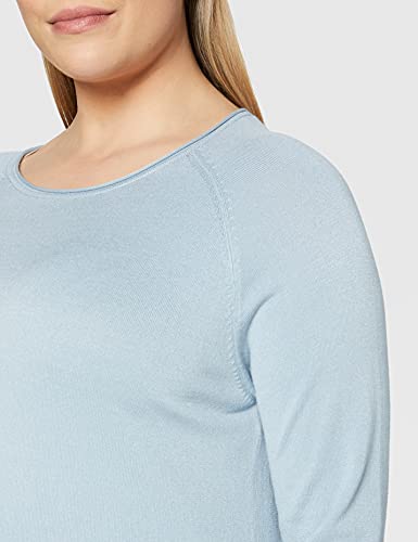 Vero Moda Vmnellie Glory LS Long Blouse Noos Suéter, Espuma Azul, XL para Mujer