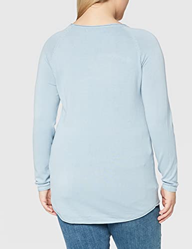 Vero Moda Vmnellie Glory LS Long Blouse Noos Suéter, Espuma Azul, XL para Mujer