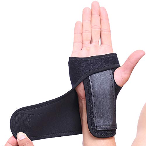 VITTO Muñequera Soporte Férula Muñeca Mano para la Artritis | Túnel Carpiano | Tendinitis (L, Izquierda)