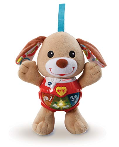 VTech- Pequeperrito Peluche Interactivo, Multicolor (3480-502322)