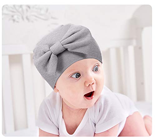 VUCDXOP 3 Unids Recién Nacido Beanie Sombrero Algodon Gorritos bebé niño Gorro de algodón para 0-6 Meses bebé