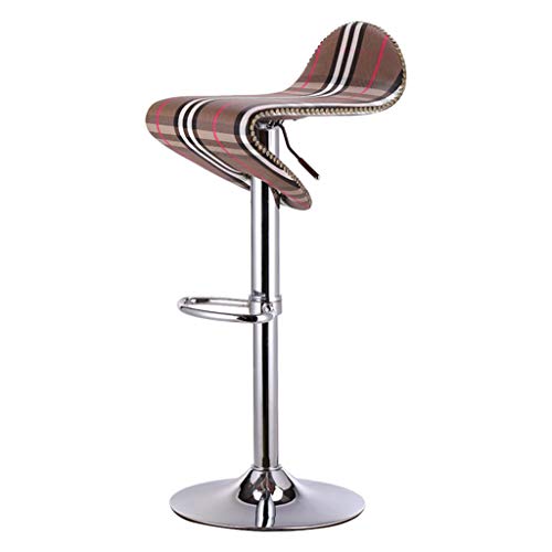 Wadiy Taburete de Bar/Silla de café/Silla giratoria/Mostrador de recepción/Silla de mostrador de joyería Altura Ajustable 360 ​​° de rotación, Remache de Remaches - Fashion Joker -Sillas