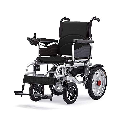 WBJLG Silla de Ruedas eléctrica de batería de Litio para Personas Mayores discapacitadas para Personas Mayores/Silla de Ruedas eléctrica para discapacitados Que Puede Transportar 100 kg de Scoot