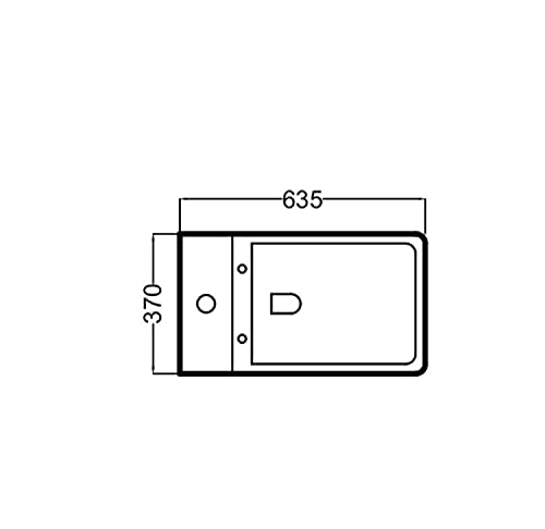 Wc Inodoro Completo Cuadrado | Inodoro Tanque Bajo con Cisterna y Asiento Extrafino y Codo | Adosado a Pared con Salida Dual y Sistema Rimless