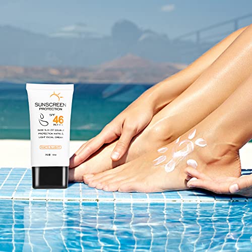 Weikeya Ultravioleta Protector Solar Crema, Zinc Óxido Piel Tono Eficiencia Protector Solar Cuerpo Partes por Exterior Sol Proteccion