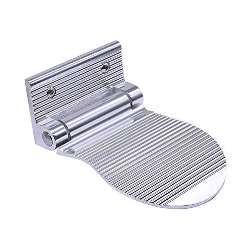 Wing Reposapiés Antideslizante para baño o Ducha,Plegable Antideslizante reposapies bañoPerfecto para los Que sufren Dolor de Espalda,Embarazada,¡Más Viejo y más! Aluminio