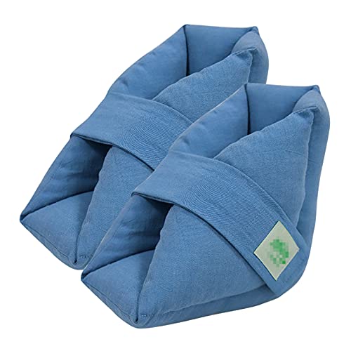 WLL Protectores de Almohadillas para el talón, Almohadas para el Cuidado de los pies y los Tobillos Almohadilla para úlceras por decúbito, Dolor de presión y úlcera del talón Alivio del Dolor,2pcs