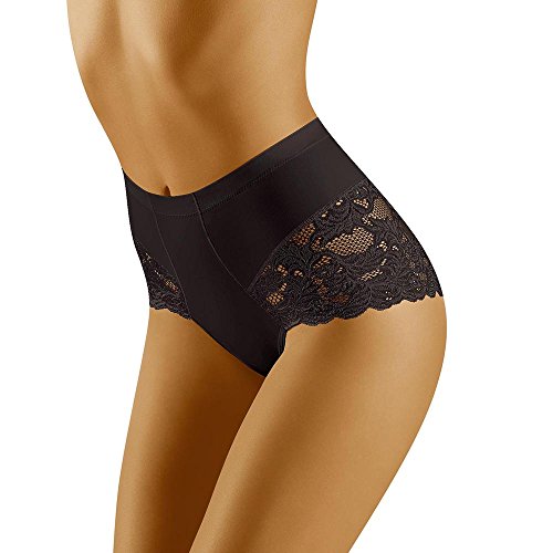 WOLBar Bragas para Mujer WB184, XL, Negro