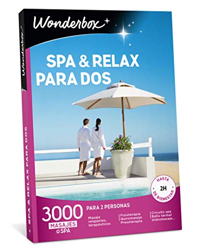 WONDERBOX Caja Regalo -SPA & Relax para Dos- 3.000 experiencias de para Dos Personas