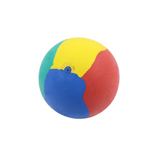 WV Sport-Tec - Pelota de goma con sonido de campanilla (16 cm), multicolor