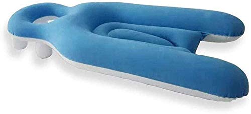 Wxnnx Almohada Boca Abajo para cirugía Ocular, Almohadas de Retina para acostarse, Almohada con la Cabeza hacia Abajo para Post vitrectomía, Almohada Inflable para Dormir con Retina para Dormir