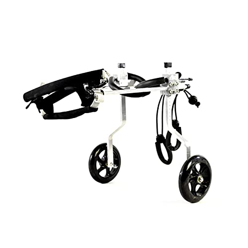 WYZXR Silla de Ruedas para Mascotas, Silla de Ruedas para Perros para Patas traseras Silla de Ruedas para Perros livianos Perros pequeños y Mayores, Gatos, Conejos Patinete para Mascotas Carrito para