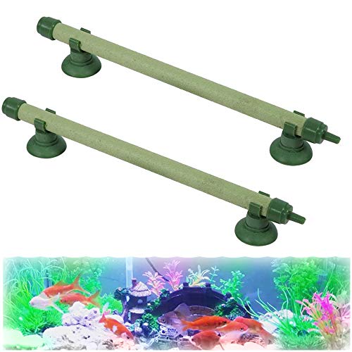 Xkfgcm 2 Unidad Oxígeno Difusor de Tubo de Acuario Burbujas de Pared difusor de Aire Tubo de Cortina aireación Bomba Decoraciones para pecera(7 Pulgadas)