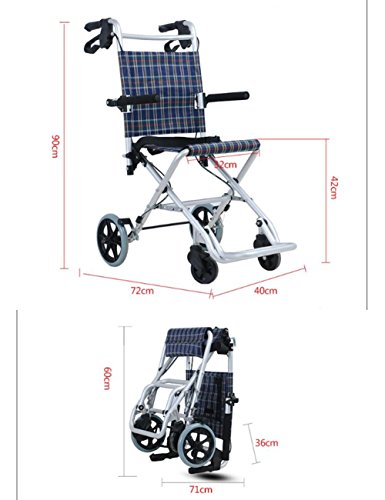 XYLUCKY Carro Portátil Plegable - Aluminio Giratorio Médico de 4 Ruedas con Asiento Y Doble Freno - Mobility Aid para Adultos, Personas Mayores, Personas Mayores Y Personas con Discapacidades