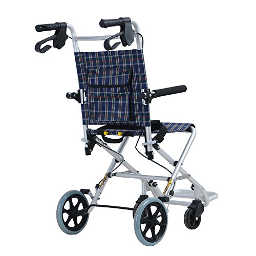 XYLUCKY Carro Portátil Plegable - Aluminio Giratorio Médico de 4 Ruedas con Asiento Y Doble Freno - Mobility Aid para Adultos, Personas Mayores, Personas Mayores Y Personas con Discapacidades