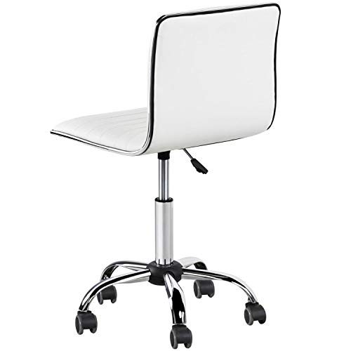 Yaheetech Taburete de Bar Silla de Trabajo Taburete para Oficina Silla Giratoria MAX Carga 120Kg