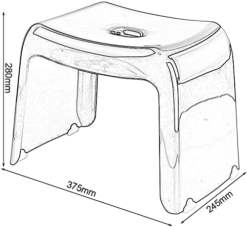 YANSW Taburetes de Baño Asiento de Baño Silla de Baño, Banco de Transferencia Taburete de Ducha Taburete para Asiento de Ducha Taburete de Lavado de Pies Moda Plástico (Verde) Banco de Transferencia