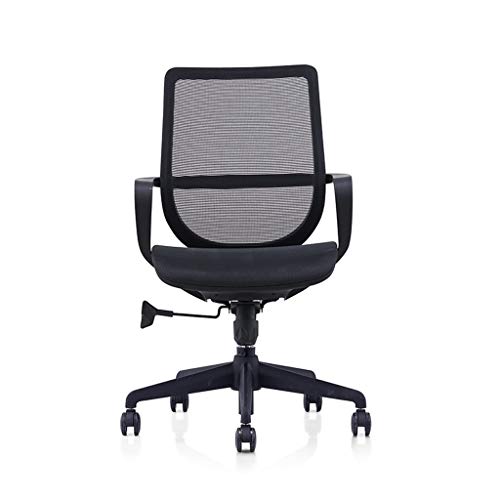 YANYAN Silla de Oficina Inicio Silla de Oficina Silla Automática Detrás compartida Estudio computarizado de Oficina ergonómica Silla giratoria Silla Silla de computadora (Color : Black)