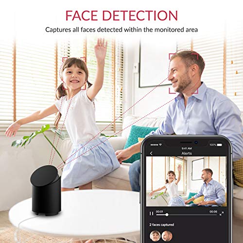 YI Camara Vigilancia WiFi Interior Dome U Pro 2K 3MP, Cámara de Seguridad IP 360°, Detección de Movimiento y Sonido, Visión Nocturna, Compatible con iOS/Android, Monitor para Mascotas/Tiendas/Ancianos