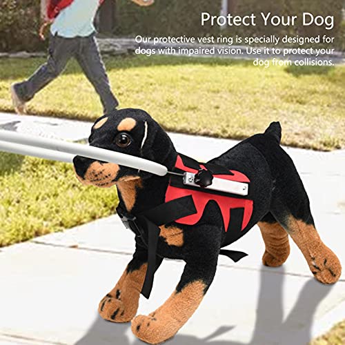 yingmu Anillo De Chaleco Protector para Perros Ciegos, Arnés De Guía Seguro para Perros Ciegos, Ojos Ciegos para Enfermos Que Previenen Colisiones para Mascotas, Correa De Plomo para Caminar En Pecho