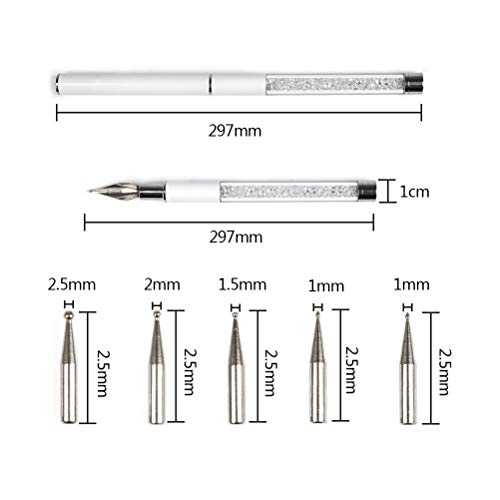 YOTINO 100 Hojas Papel Transferde GrafitoTrazado Carbón Papel de Calco Copia A4 Carbono Transferencia para Madera Lienzo Papel Madera Pluma Reemplazable con 5 Piezas