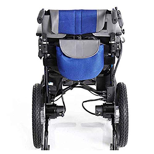 YXZQ Silla de Ruedas, Plegado eléctrico motorizado s, Potente Motor Dual Ligero, Solo 37 kg, Servicio Pesado, Motor Doble Plegable eléctrico para Personas Mayores discapacitadas