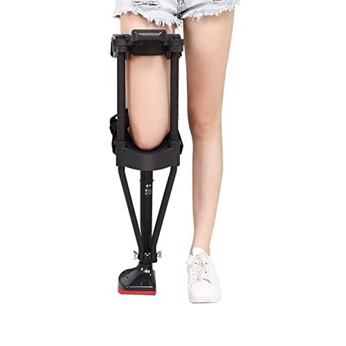 Z-SEAT Andadores para Personas Mayores Andador telescópico de una Pierna Ajustable en Altura ， Muleta de Rodilla de Mano Libre Andador Antideslizante telescópico de una Pierna para Pacientes con pr