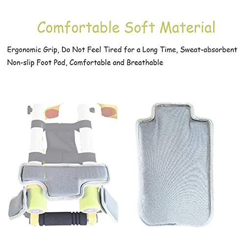 Z-SEAT Andadores para Personas Mayores Muleta de Rodilla Ajustable con Manos Libres Caminante Antideslizante telescópico de una Sola Pierna para Pacientes con Lesiones/discapacidades/Ancianos A