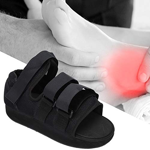 Zapato post-operatorio, 1 pieza de calzado Protección para los pies Bota moldeada Calzado post-operatorio moldeado Bota para caminar Bota de apoyo ortopédico con punta cuadrada(S)