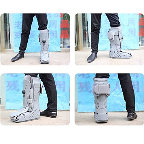 Zapatos De Tobillo Bota De Órtesis para Fracturas para Hombres Y Mujeres Tobillera Ajustable En Lugar De Yeso para Proteger Fijada para Lesiones De Tobillo Fracturas Esguinces,M