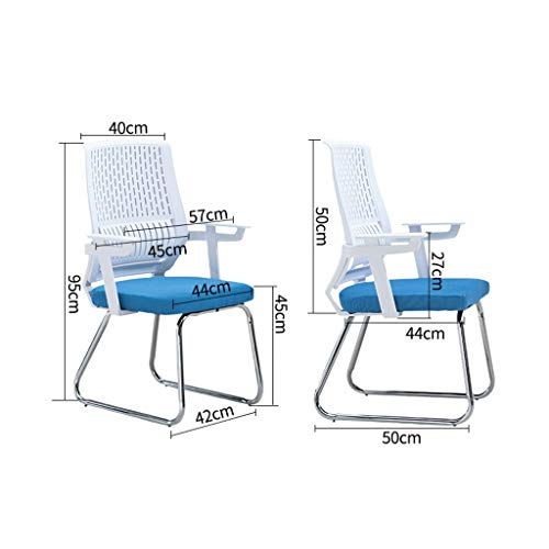 Zhou-WD Silla de recepción, Silla de computadora Transpirable y Estable Silla de Oficina Silla de Banco Sillón Sillón Silla de Hospital Mobiliario de Oficina (Color : Orange)