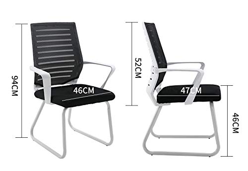 Zhou-WD Silla for Estudiantes, Silla cómoda y Transpirable Silla fácil de Limpiar Silla del Dormitorio de la Escuela Silla del Banco del Hospital Silla de la computadora Mobiliario de Oficina