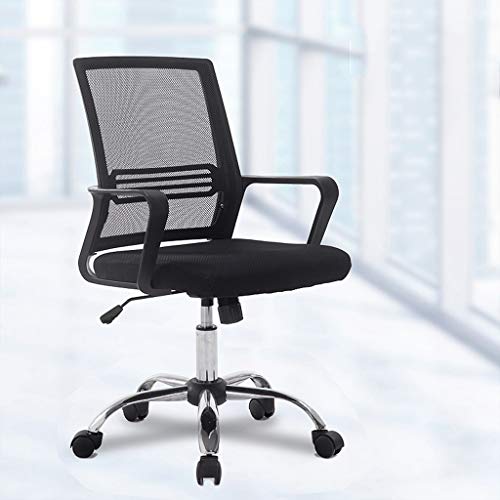 Zhou-WD Silla giratoria de Oficina, Soporte Lumbar Soporte Trasero Silla de computadora Sala de reunión Sala de recepción Silla del Hospital Banco Silla del Personal Mobiliario de Oficina