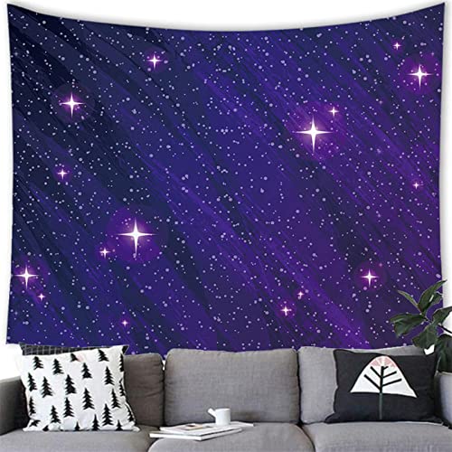 zhuifengshaonian Hermoso Cielo Estrellado Colorido Tapiz Creativo Tapiz de Pared Decoración de la habitación Sábana de Picnic Mantel (C-6103) 240x300cm